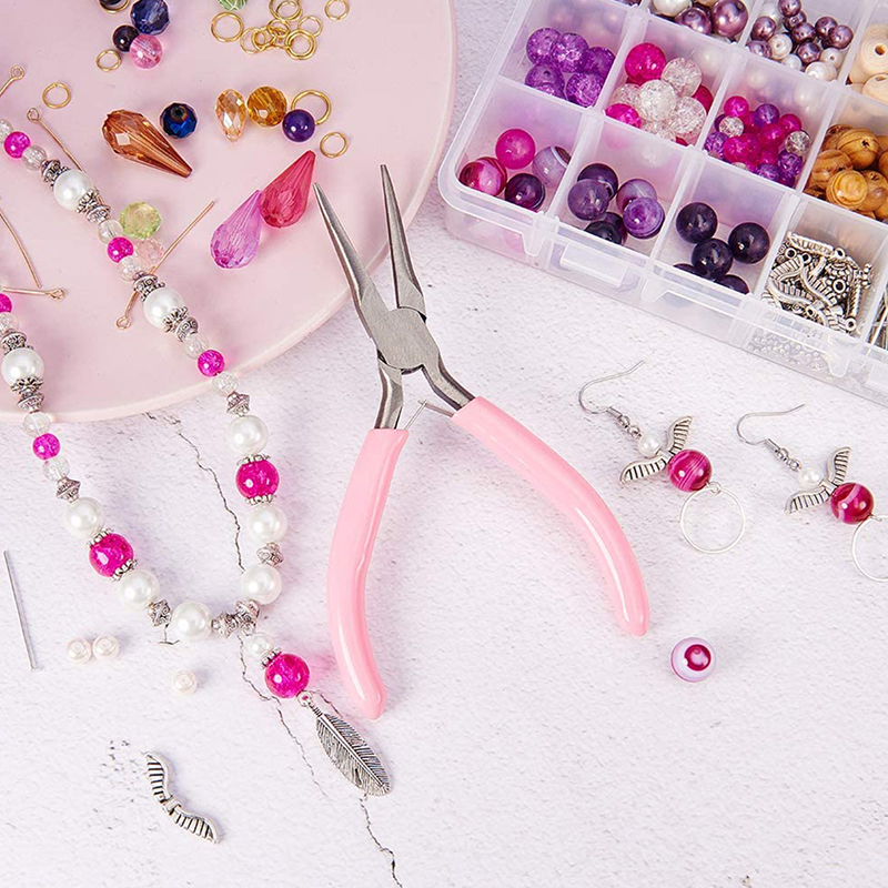 Jewelry Making Needle Nose Pliers - كماشات صغيرة بالجملة، كماشات قطع مائلة