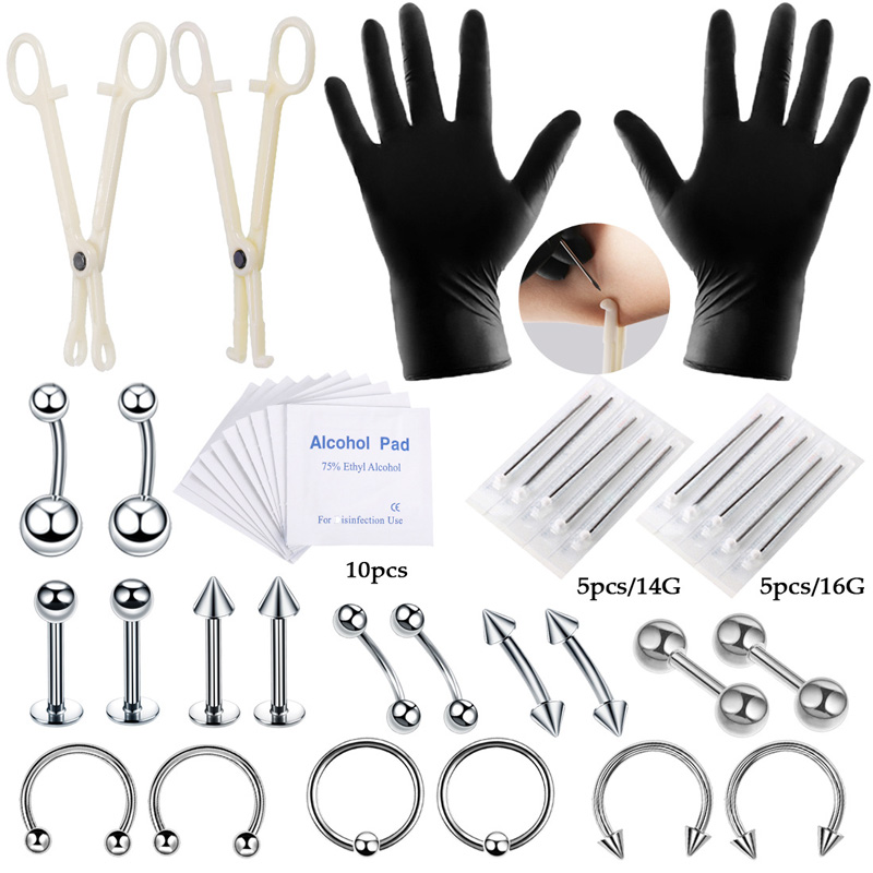 Jewelry Making Pliers Set - 42 قطعة/المجموعة الجسم ثقب أداة كيت