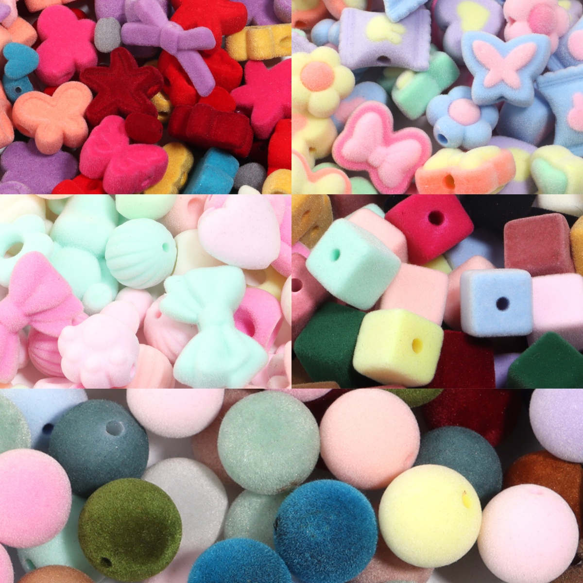 Bead Mat Velvet - 10 قطعة الخرز الاكريليك يتدفقون المخملية
