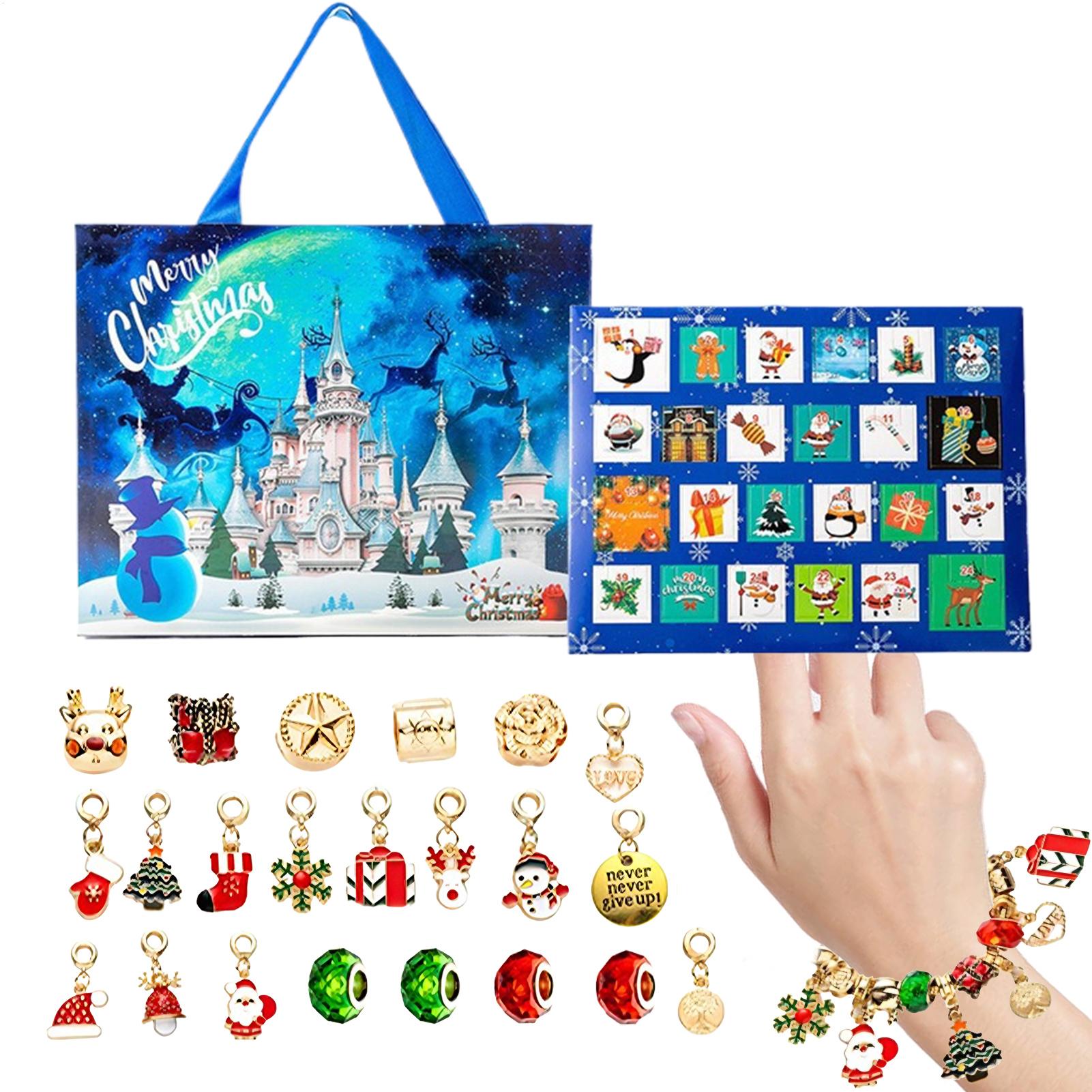 Jewelry Making Advent Calendar - 2025 عيد الميلاد سحر سوار صنع