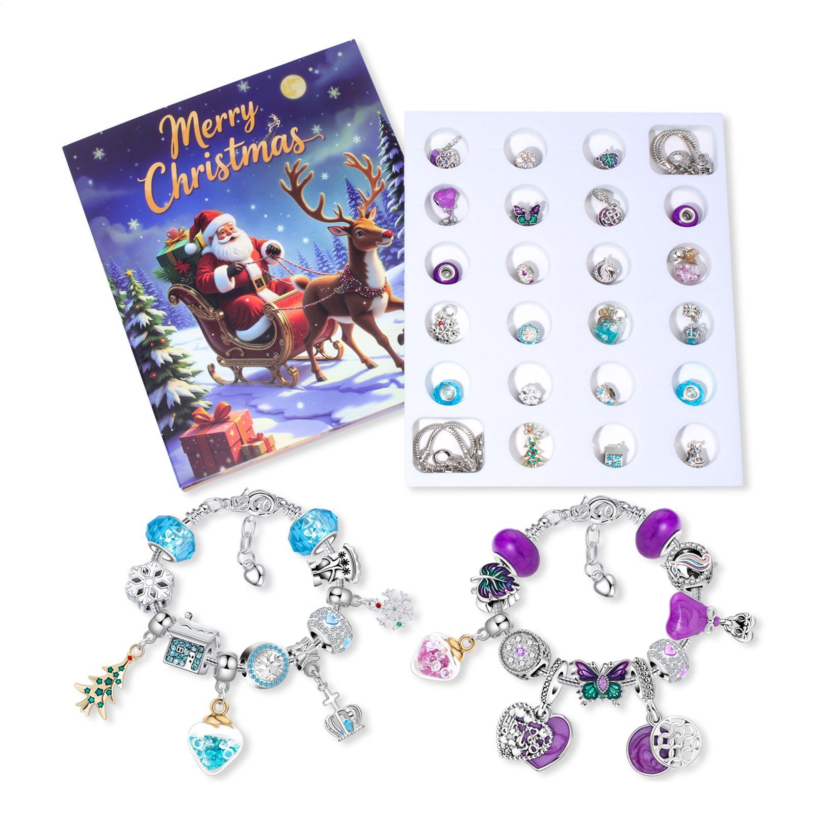 24 يوما عيد الميلاد العد التنا - مراجعة Jewelry Making Advent Calendar وسعره
