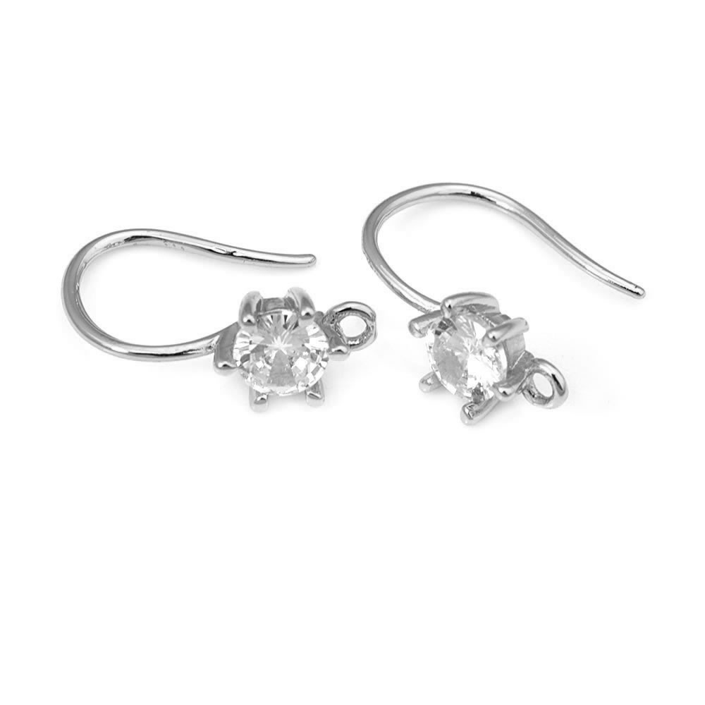 18K الذهب اللون النحاس مع الزر - مراجعة Jewelry Making Earring Supplies وسعره
