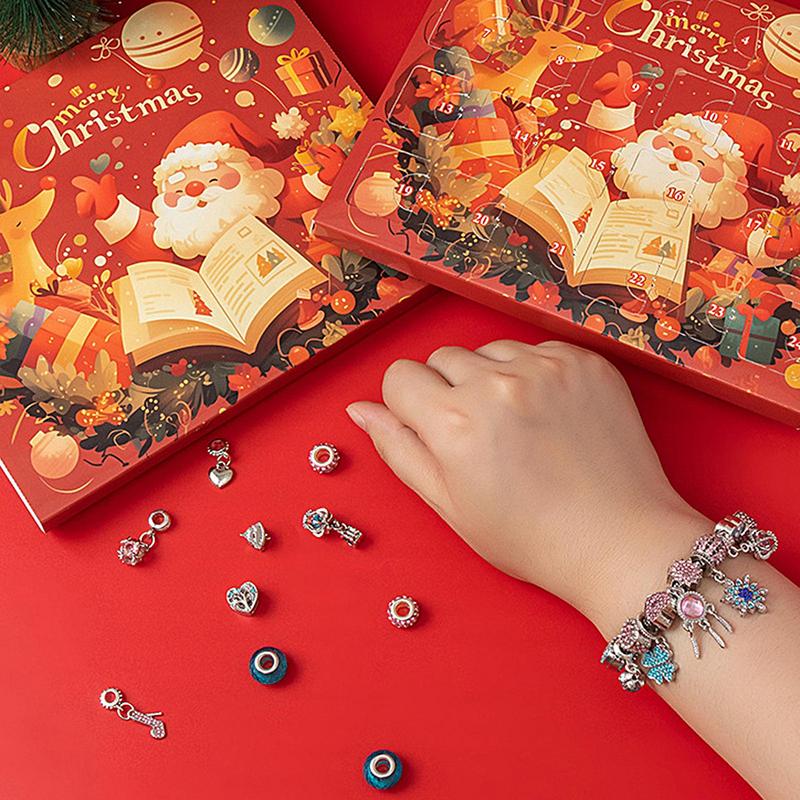 24 يوما مجوهرات عيد الميلاد تق - مراجعة Jewelry Making Advent Calendar وسعره