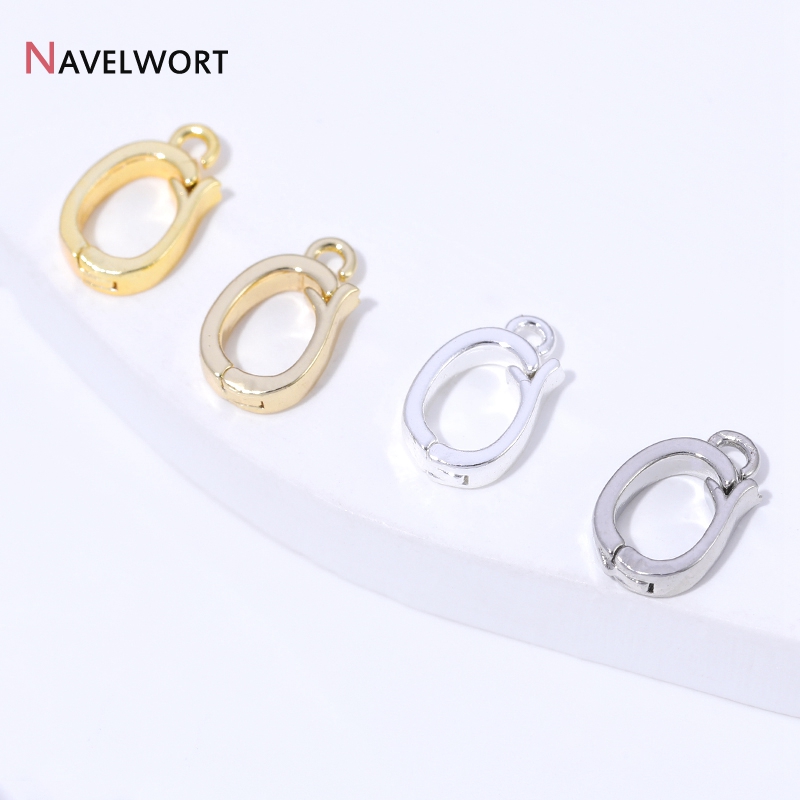 مشبك قلادة معدني مطلي بالذهب ع - مراجعة Jewelry Making Materials وسعره