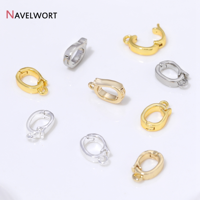 مشبك قلادة معدني مطلي بالذهب ع - مراجعة Jewelry Making Materials وسعره