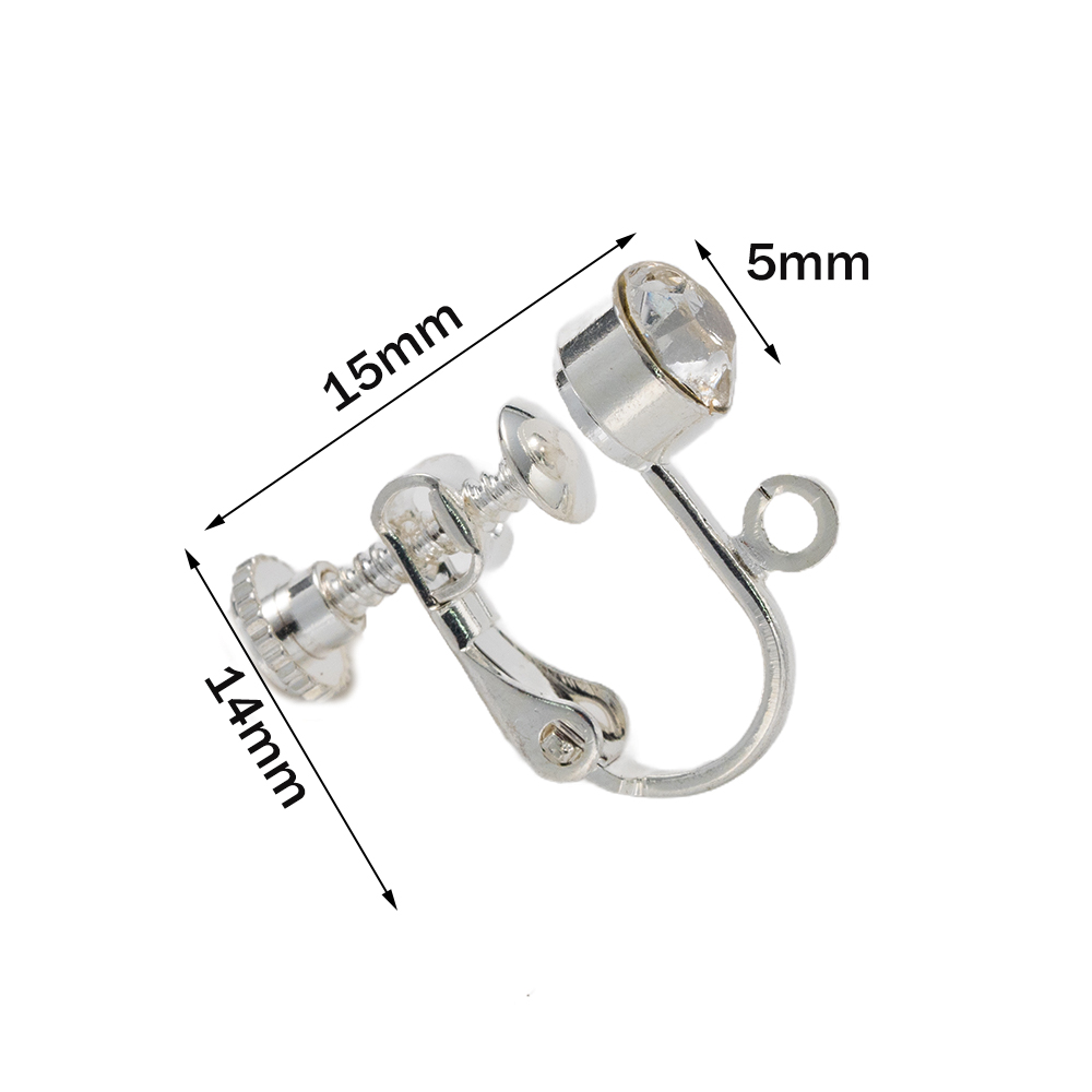 10 قطعة مشبك نحاسي على مكون مح - مراجعة Jewelry Making Earring Supplies وسعره