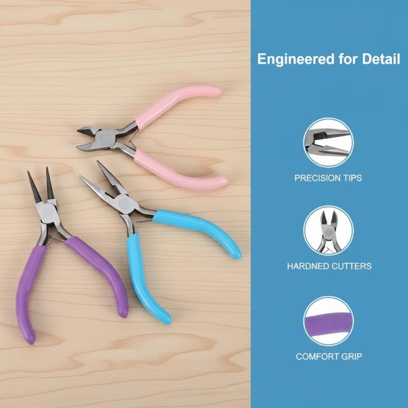 أدوات صناعة المجوهرات، مجموعة  - مراجعة Jewelry Making Pliers Set وسعره