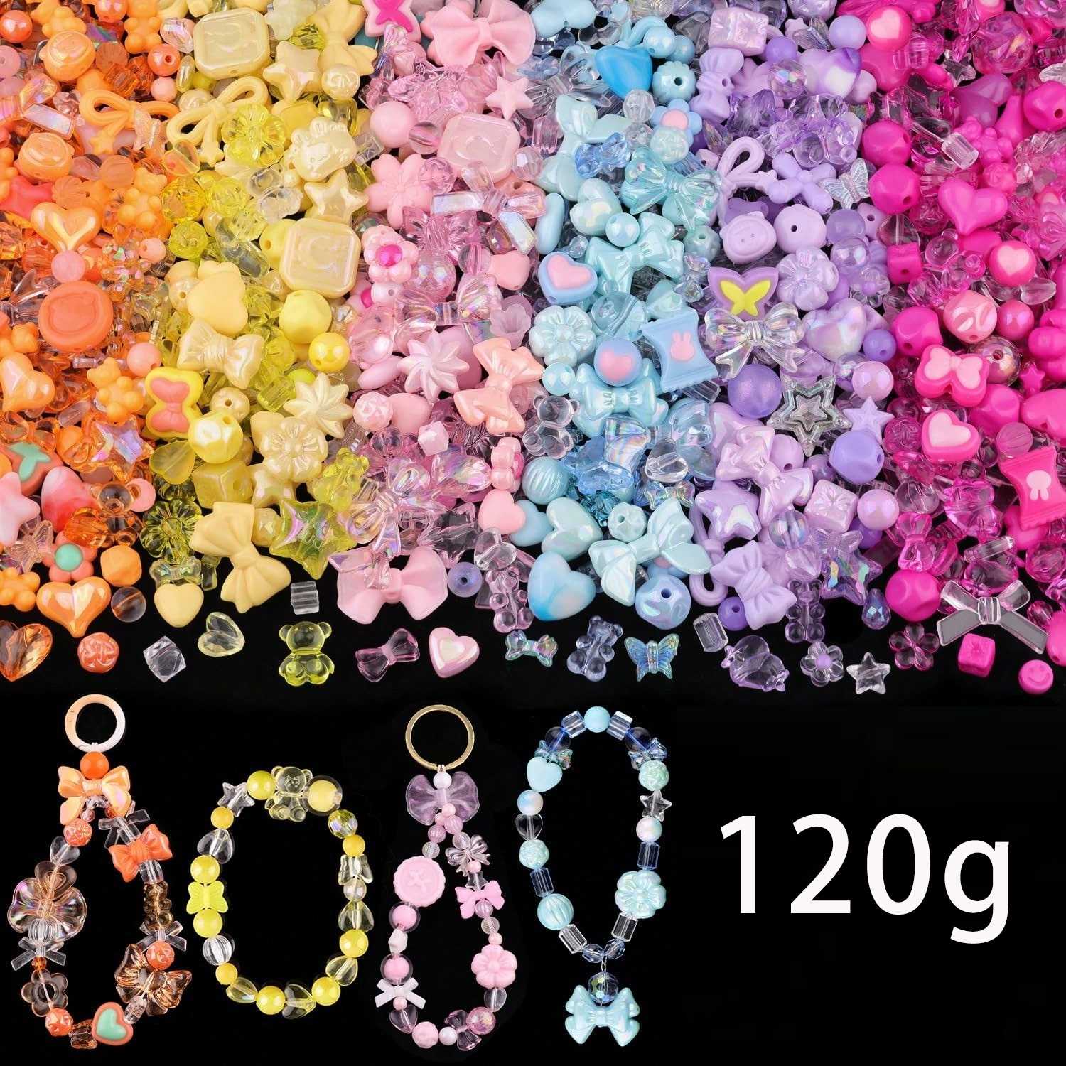 1 حقيبة خلط نمط لون الحلوى الا - مراجعة Jewelry Making Game وسعره